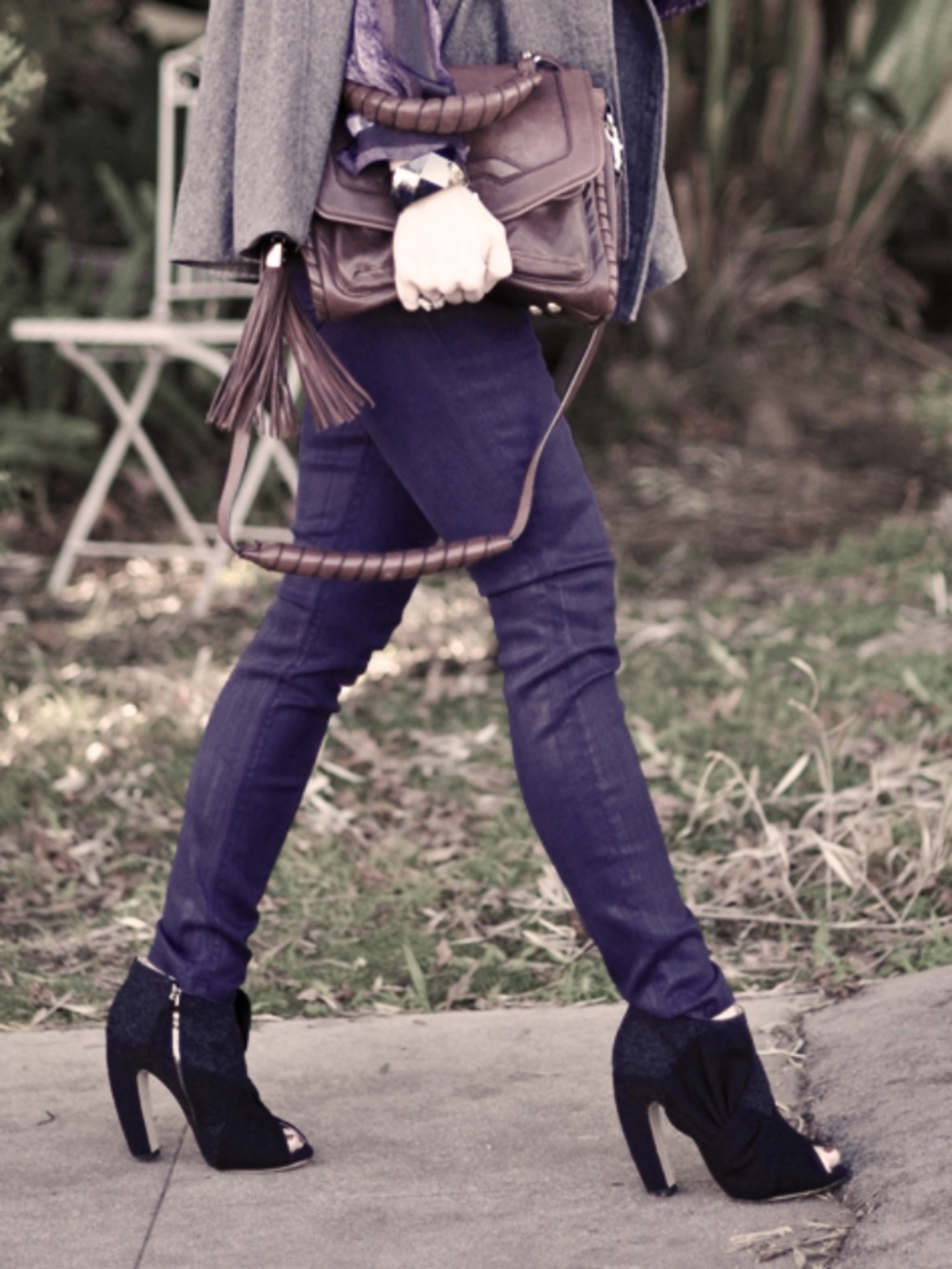 MIU MIU Wool ankle boots curved banana heels Vintage Archival C101 20 11 02855D - Picture 4 of 11